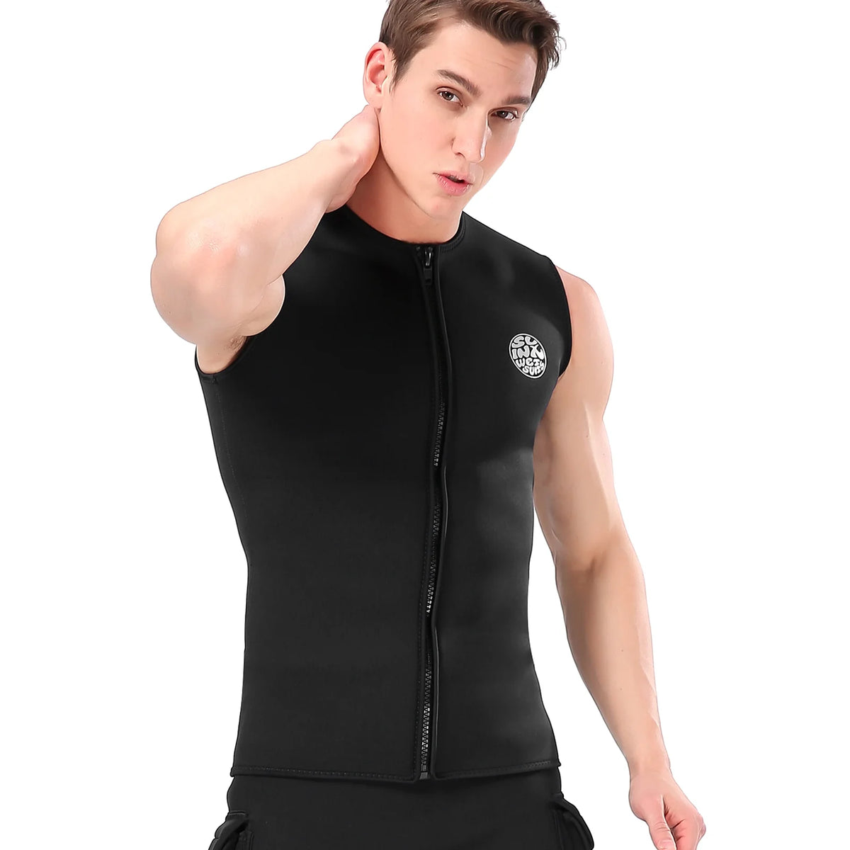 3mm Neoprene Sleeveless Wetsuit Vest P35534
