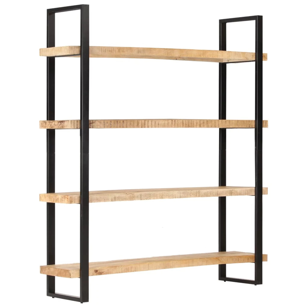 4-Tier Rough Mango Wood Bookcase X189092