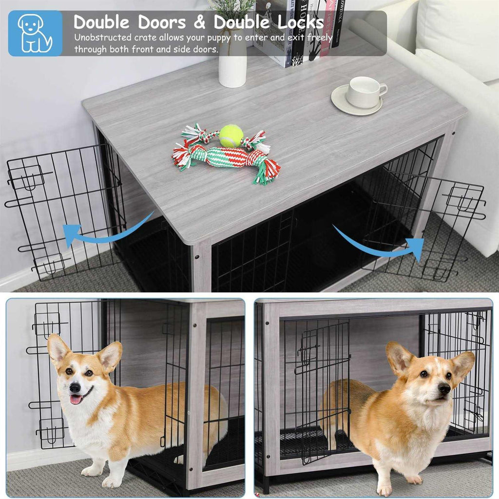 Wooden Dog Crate Furniture T4352