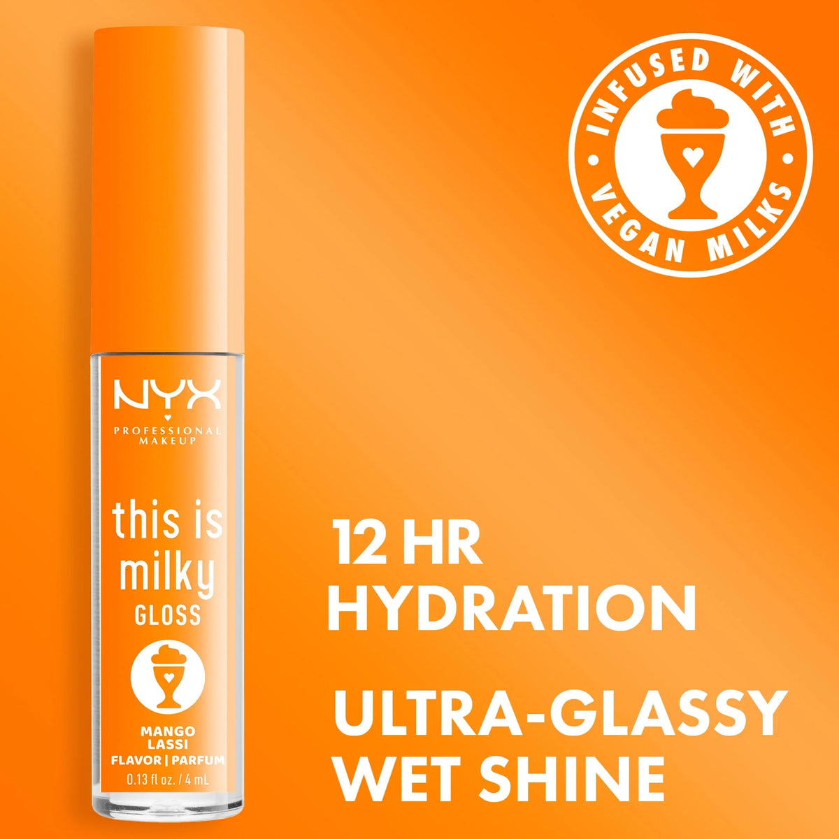 Milky Lip Gloss with 12 Hr Hydration R2413