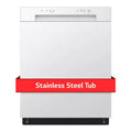 White Front Control Dishwasher with Stainless Steel Tub S938729
