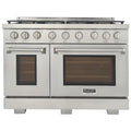 48 6.7 cu. ft. Natural Gas Range in Stainless Steel Y555873