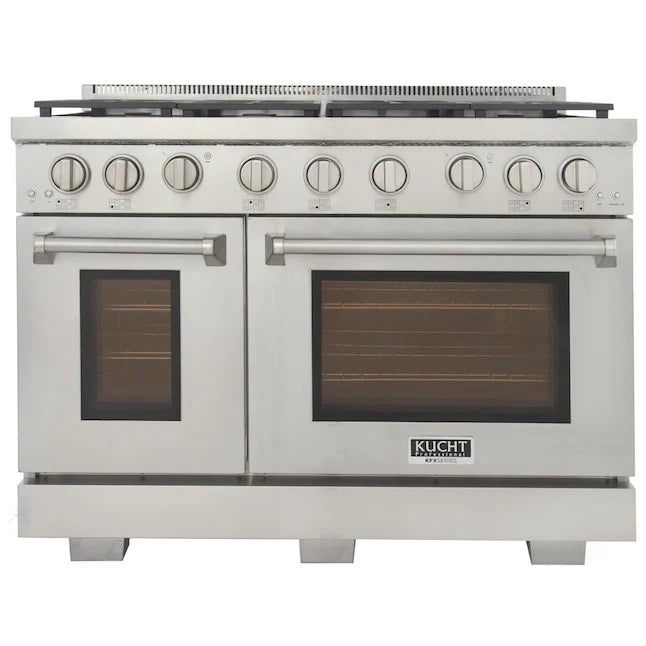 48 6.7 cu. ft. Natural Gas Range in Stainless Steel Y555873