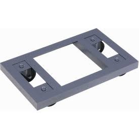 Steel Dolly with Open Deck & Rubber Wheels 1200 lb. Capacity B37676