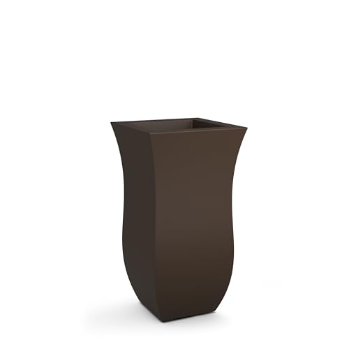 Black 30in Tall Planter with Removable Plug P374529