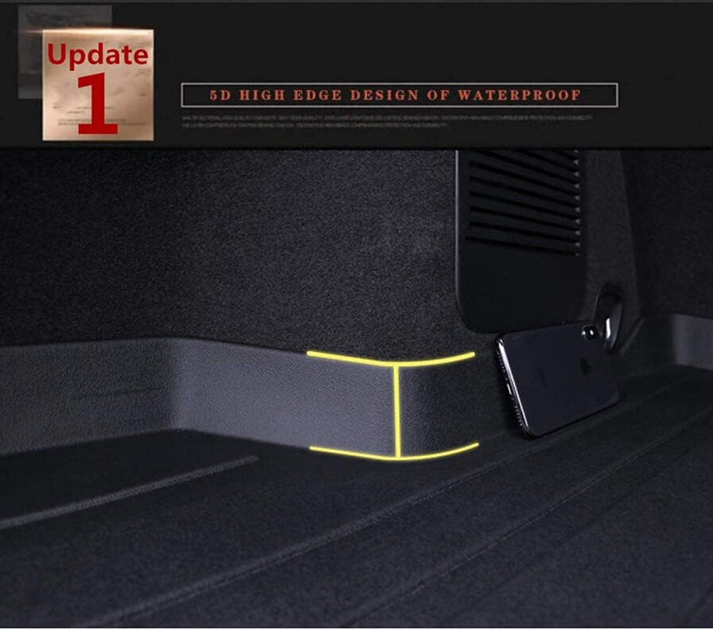 Heavy-Duty Waterproof Rear Cargo Tray Trunk Floor Mats M4308