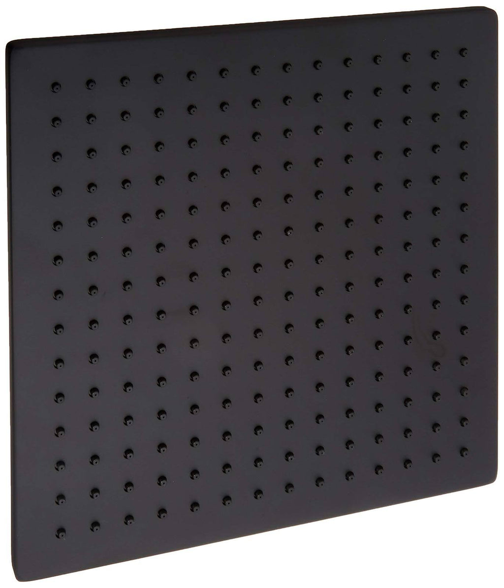 Matte Black Metal Raincan Shower Head P3188