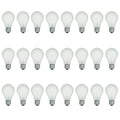 Frosted Incandescent Rough Service Light Bulb, 100 Watt, 2700K Soft White, E26 Medium Base, 1020 Lumens, 130V (24 Pack) O1549