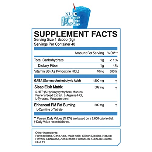 Night Time Fat Burner and Sleep Support with GABA, Melatonin (40 Servings) M38752