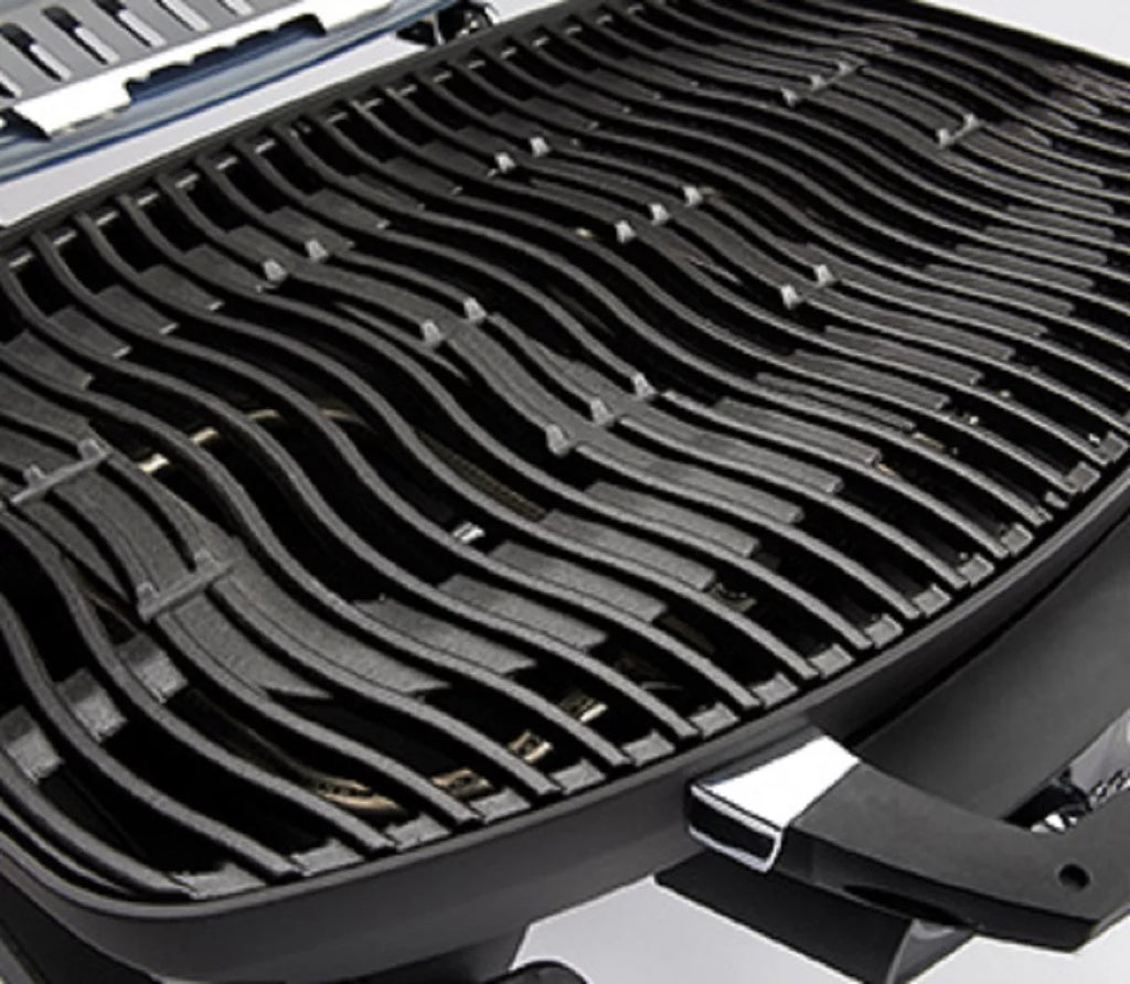 Portable Propane Gas Grill with Scissor Cart, Black N137042