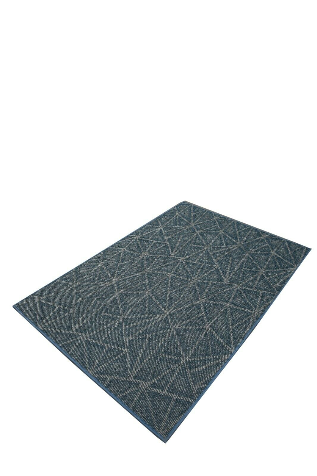 Blue 8' Octagon Area Rug P819477