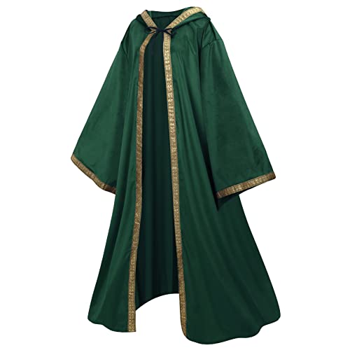 Wizard Robe with Hood Sleeves Halloween Costume Cloak Z902198