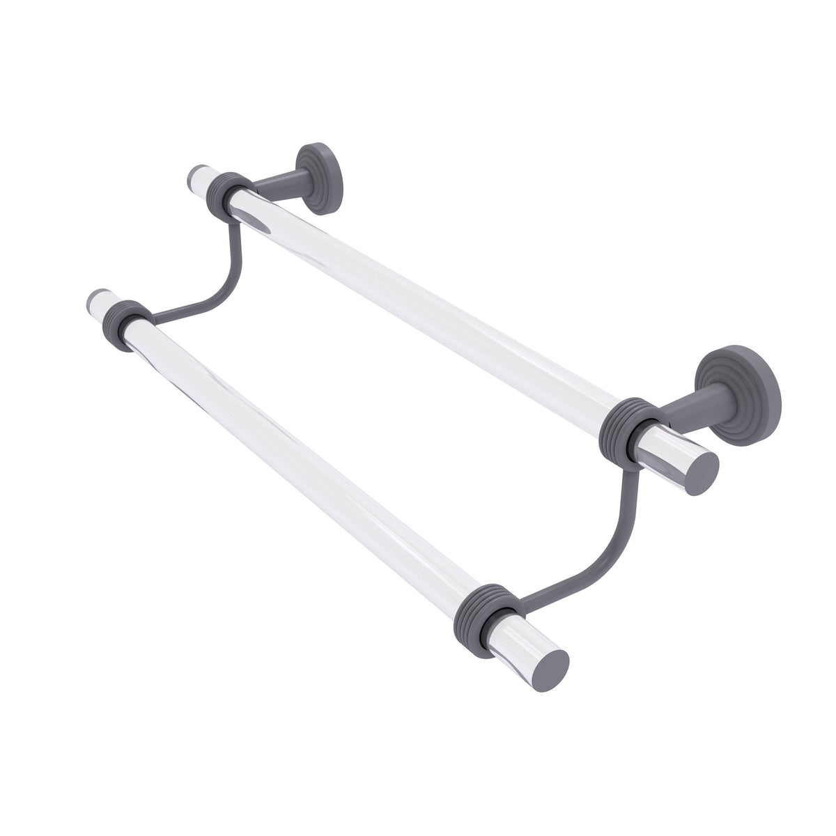 24 in. Double Towel Bar Matte Gray G1835