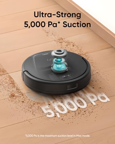 Robot Vacuum with Self Empty Station, 5,000 Pa Suction Y115