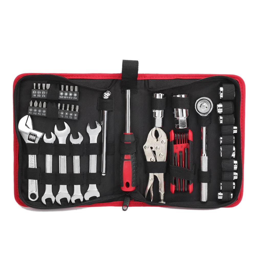 51-Piece Auto and Motorcycle Tool Kit L762