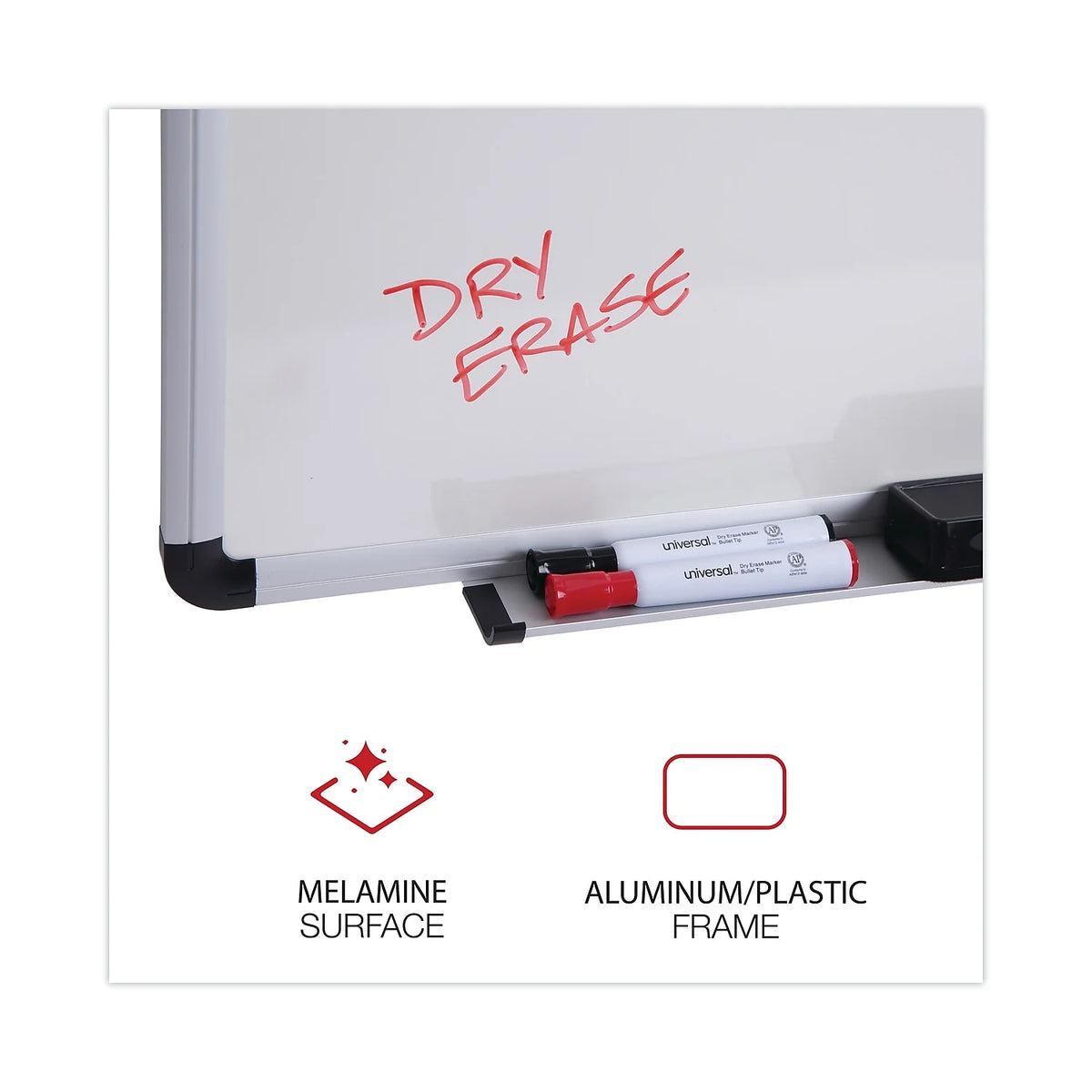 72" x 48" Aluminum Finish Dry Erase Board F363828