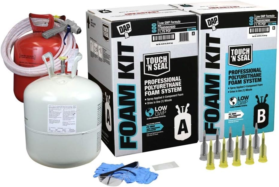 Closed Cell Spray Foam Insulation Kit with Pre-Connected Hoses O9140