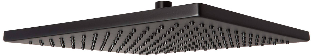 Matte Black Metal Raincan Shower Head P3188