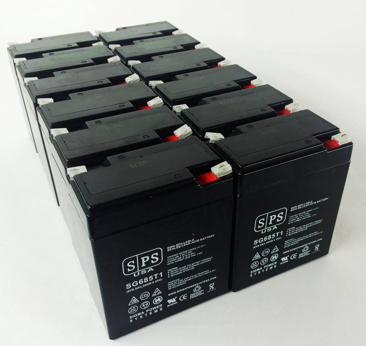 6V 8.5 Ah Replacement Battery (12 Pack) Z89320