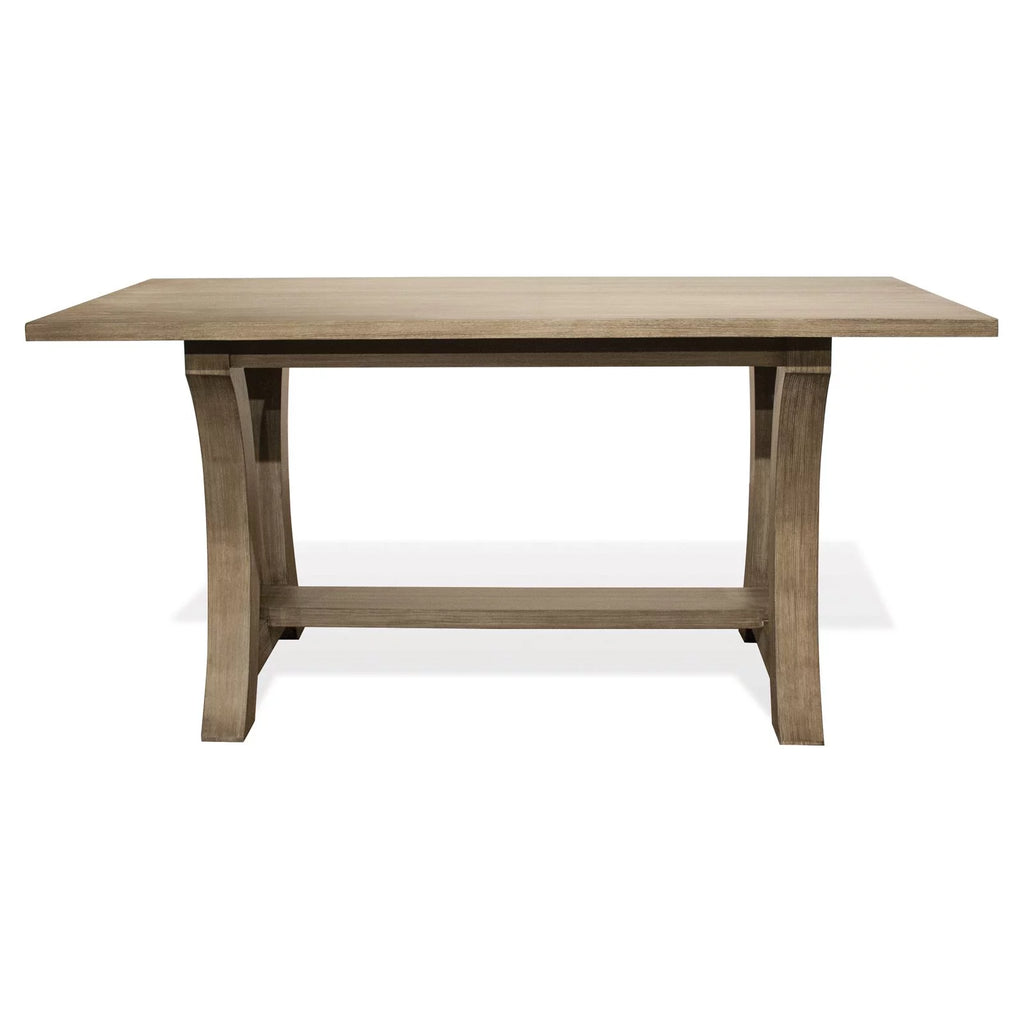 Wood Counter Height Trestle Dining Table I1665