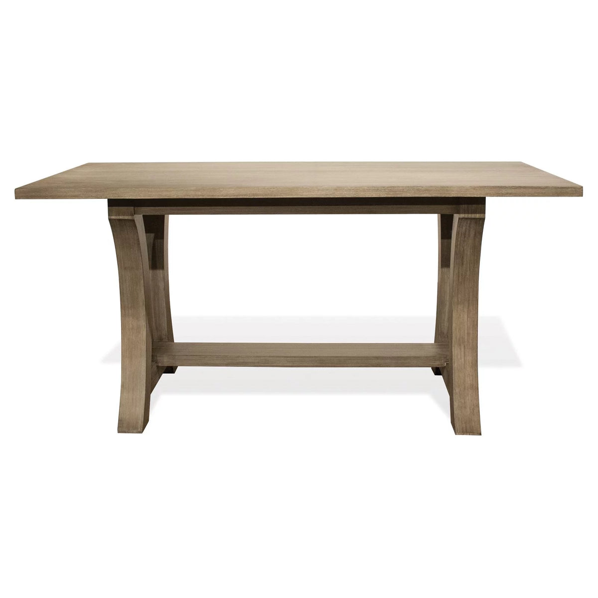 Wood Counter Height Trestle Dining Table I1665