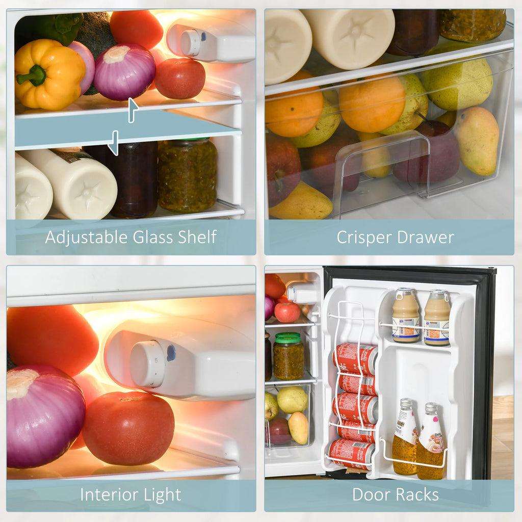 3.2 Cu.Ft Mini Fridge with Freezer E79002