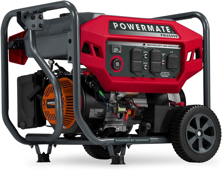 Red Black 3800 Watt Gas Generator E19342