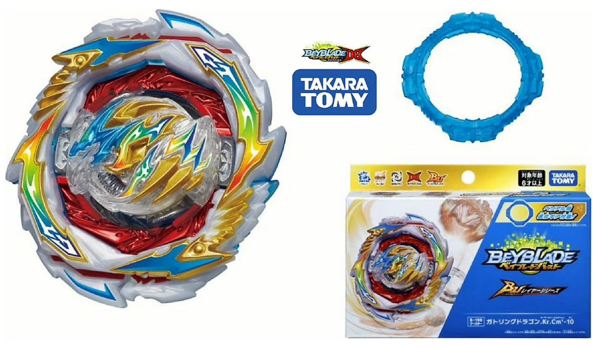 Beyblade Burst B-199 Gatling Dragon Karma Charge Metal'-10 w/ D Gear Y139