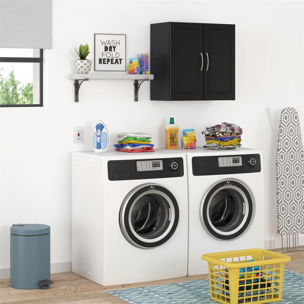 White Garage Storage Wall Cabinet S470