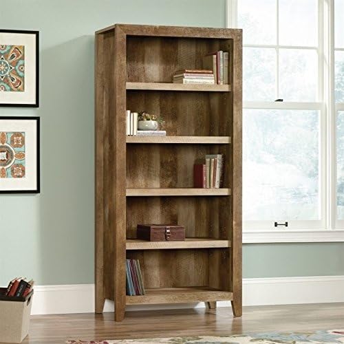 5 Shelf Bookcase in Craftsman Oak Q280