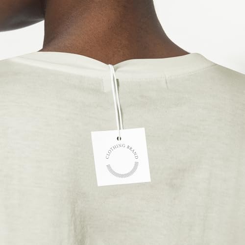 250 Printable Blank Tags with String 2" x 3.5" White Cardstock W253