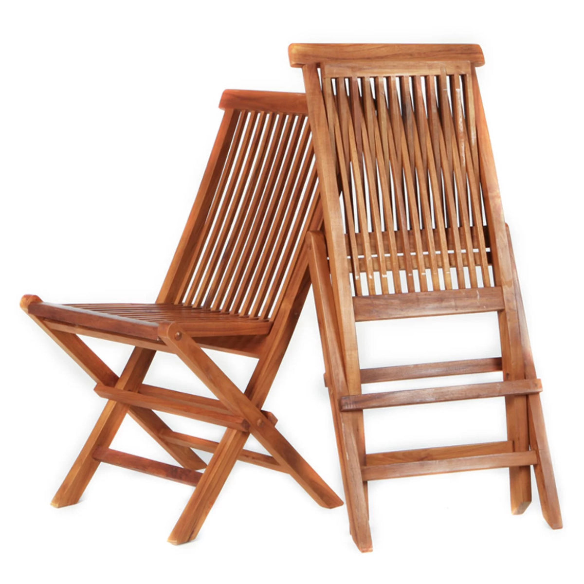 Folding Chair Set with Blue Cushions I70209