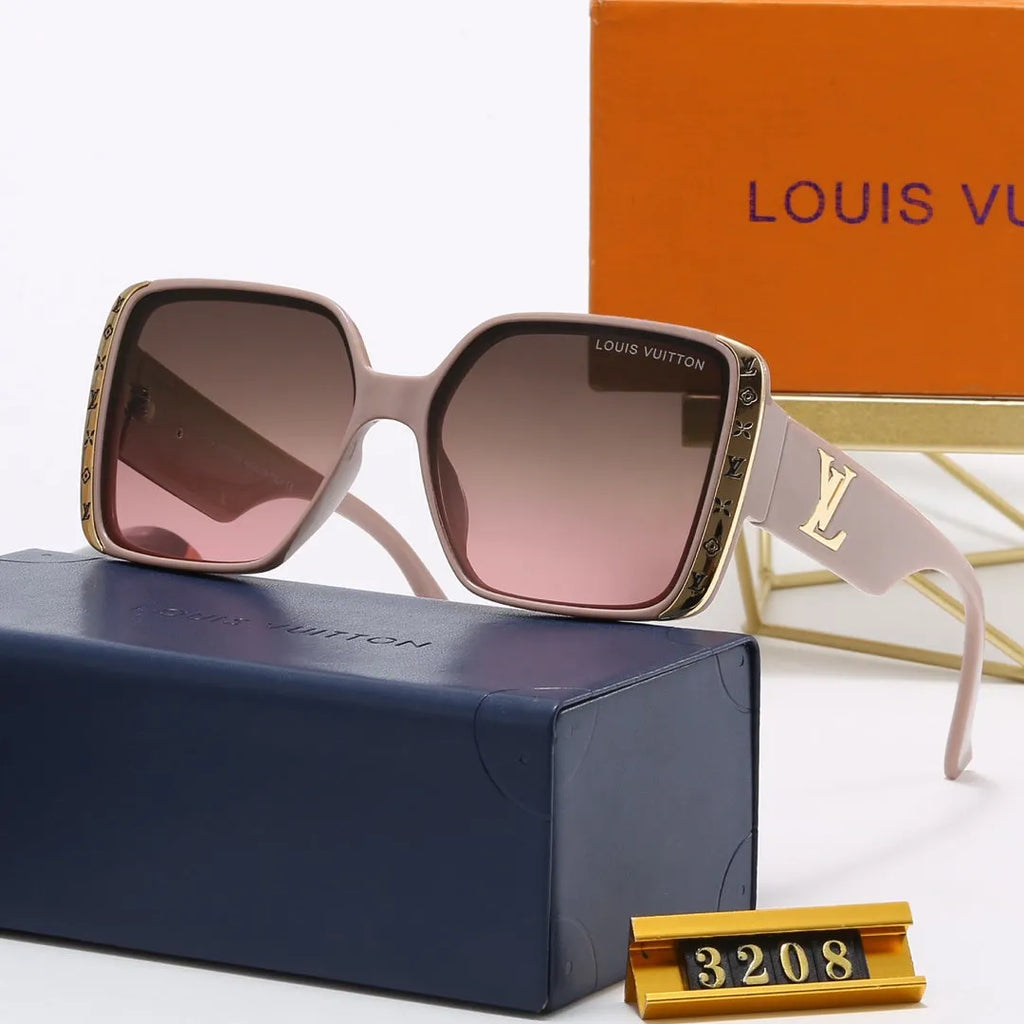 Luxury Letter Print Frame Women's Fashion Sunglasses V24262