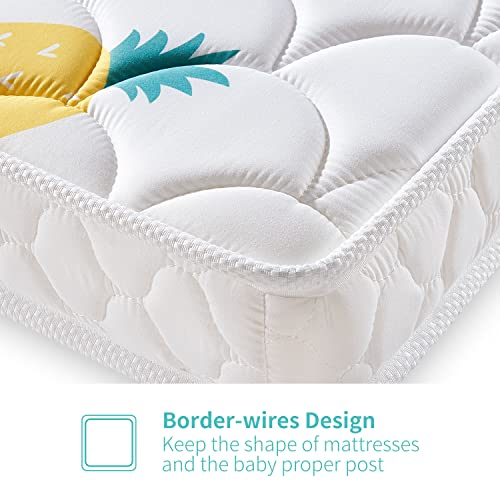 Dual-Sided Baby Crib Mattress and Toddler Mattress 52" x 27.6" x 5" S322