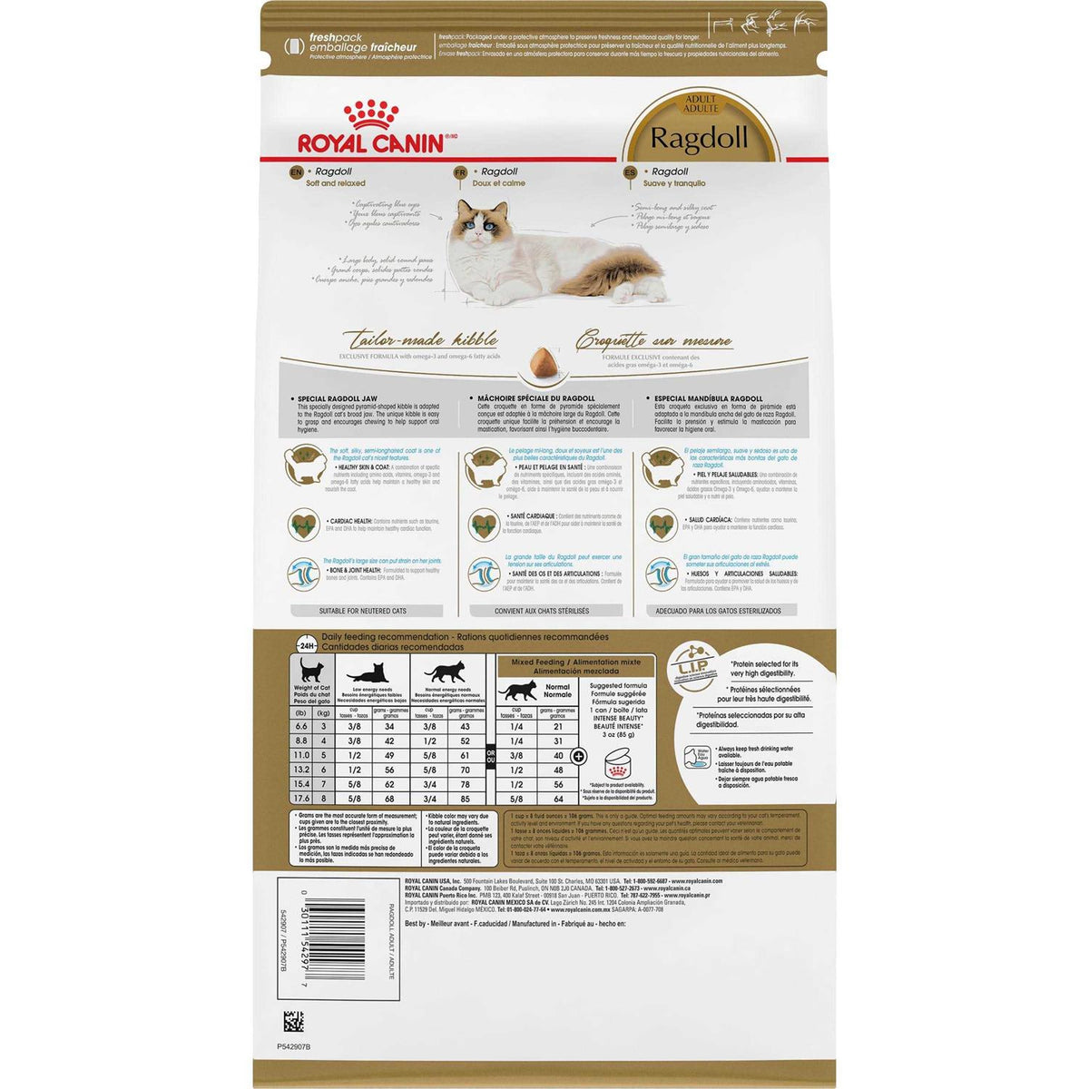 Ragdoll Adult Cat Food W998588