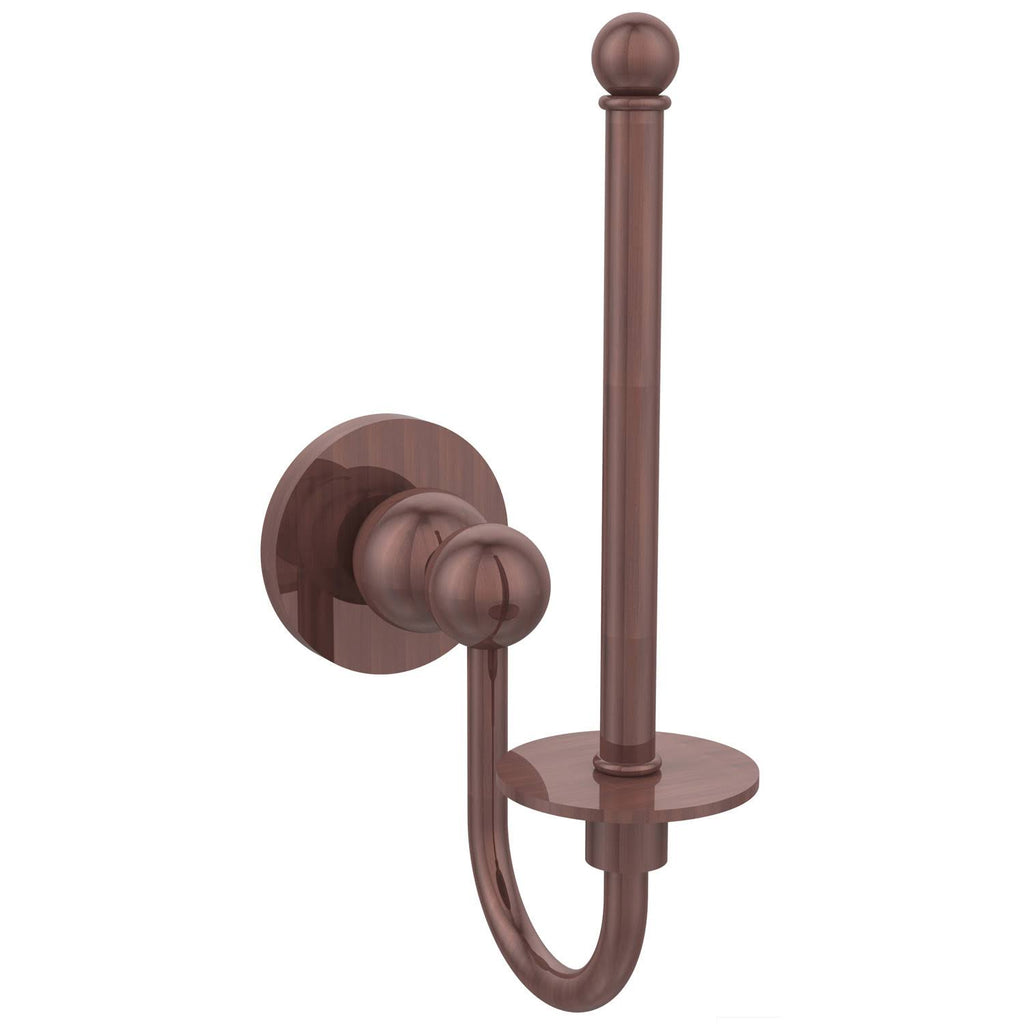 Satin Nickel Upright Toilet Tissue Holder U336