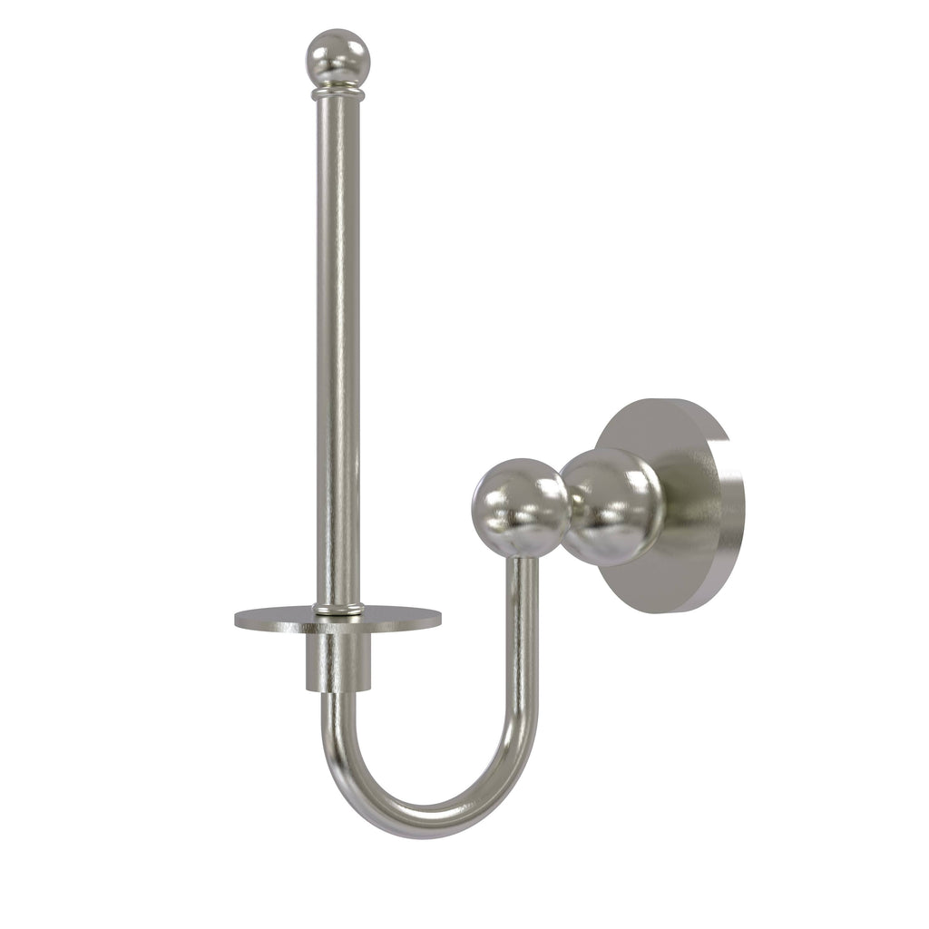 Satin Nickel Upright Toilet Tissue Holder U336