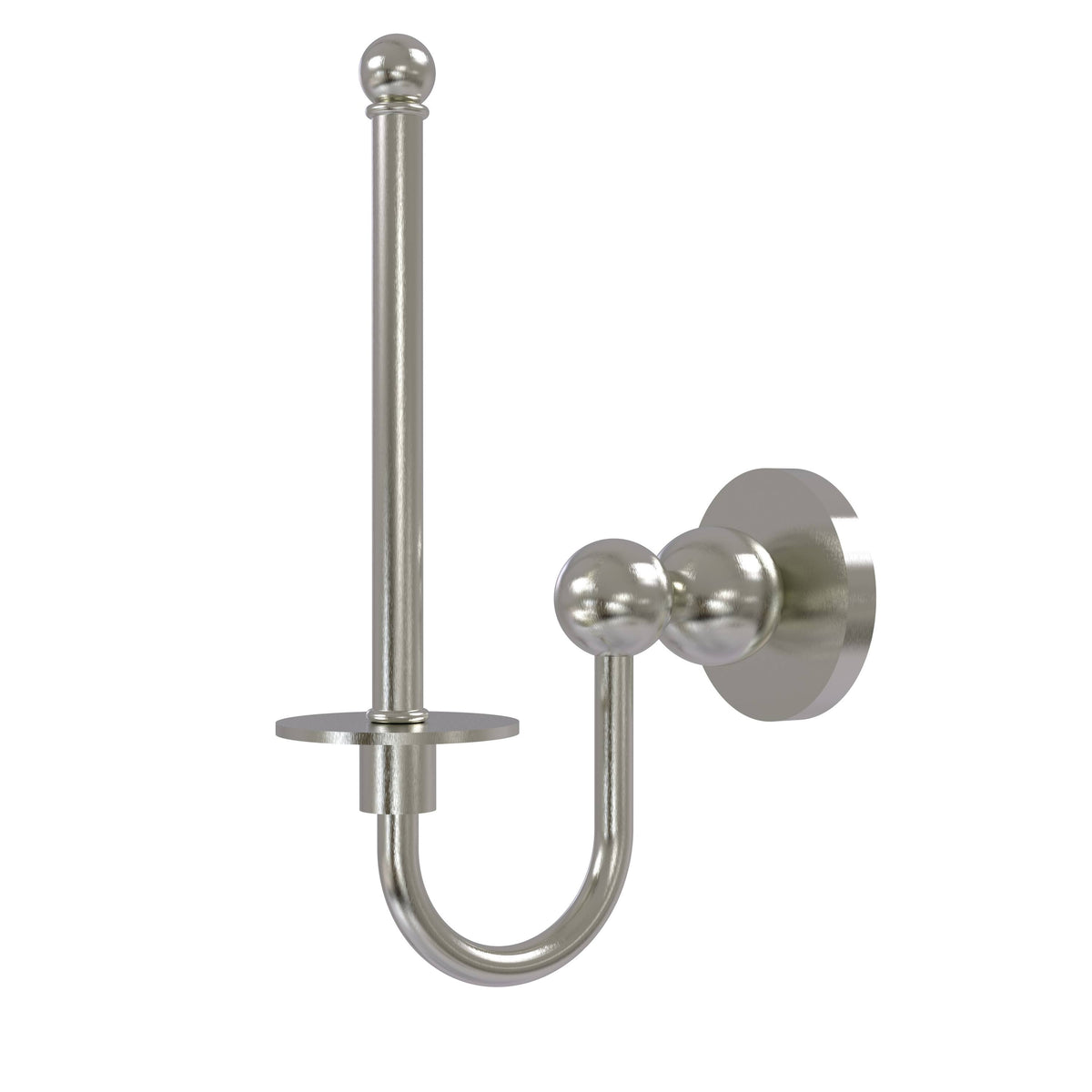 Satin Nickel Upright Toilet Tissue Holder U336