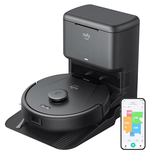 Robot Vacuum with Self Empty Station, 5,000 Pa Suction Y115