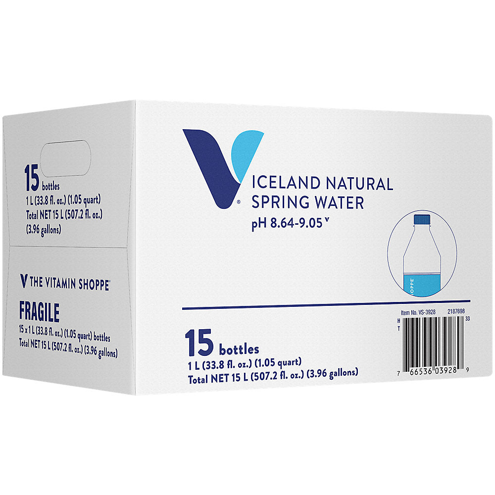15 Bottles Natural Spring Water (1 Liter per bottle) Z1755