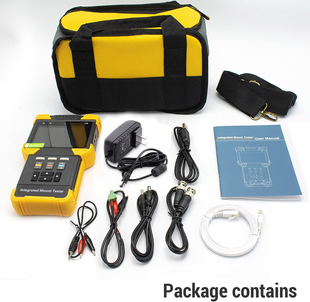 IP Camera Tester 8MP CVI TVI 5MP AHD CVBS 4 inch TFT Screen J4543