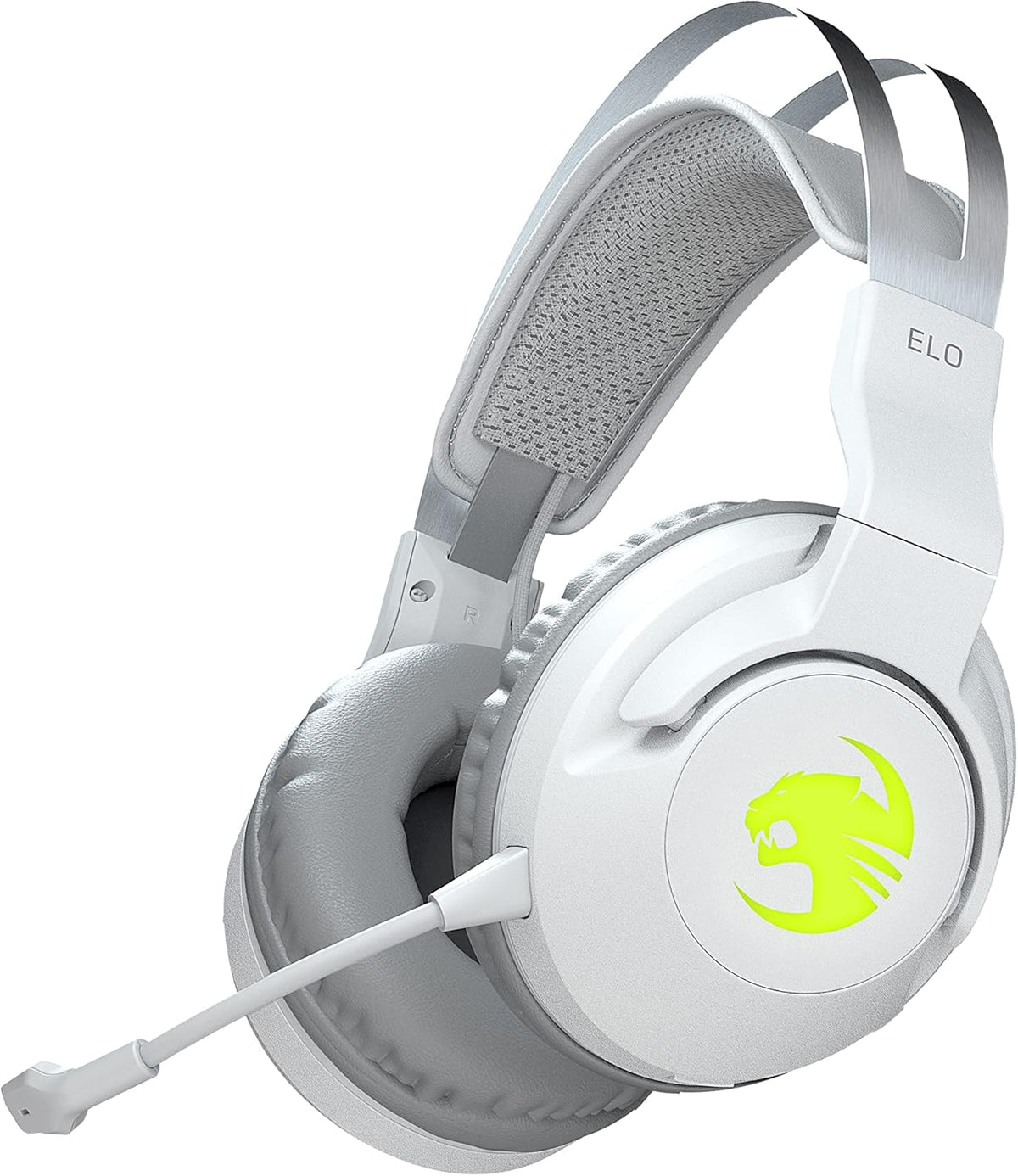 White Wireless Gaming Headset with Detachable Microphone H57065