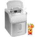 Compact Countertop Nugget Ice Maker, 33lbs per Day, Metallic Finish J85513