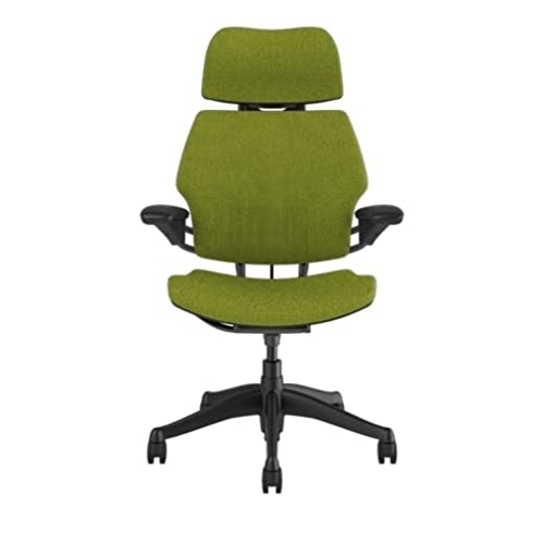 Walnut Ginkgo Fabric Ergonomic Office Chair with Headrest I2277