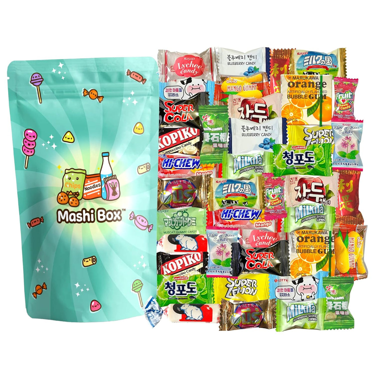 40 PCS Asian Candy Variety Pack N912694