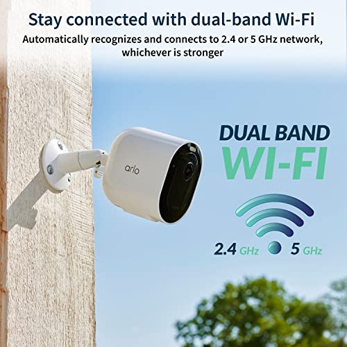 White 2K HDR Wireless Security Camera 4 Cameras I6188