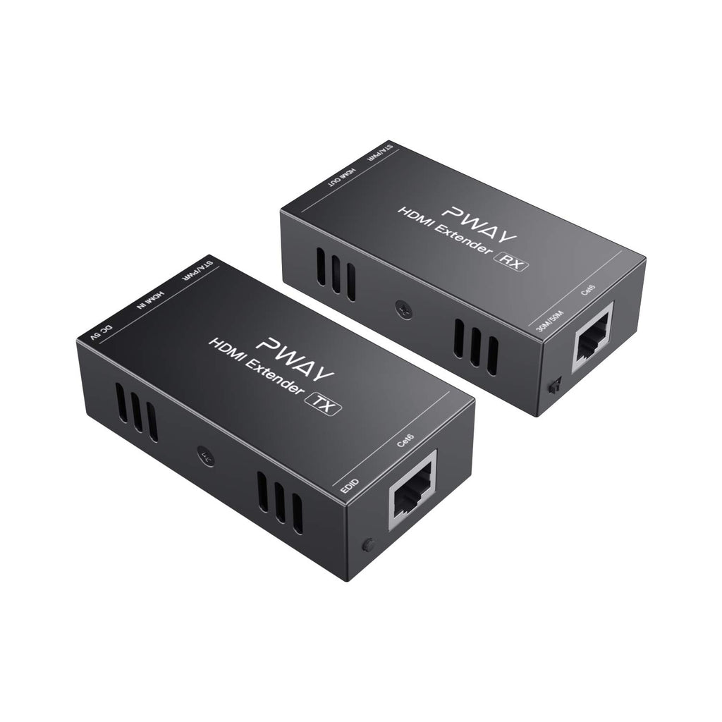 HDMI Extender Over Ethernet Cat5e/6 Up to 165ft/50m 1080P HD Video A337