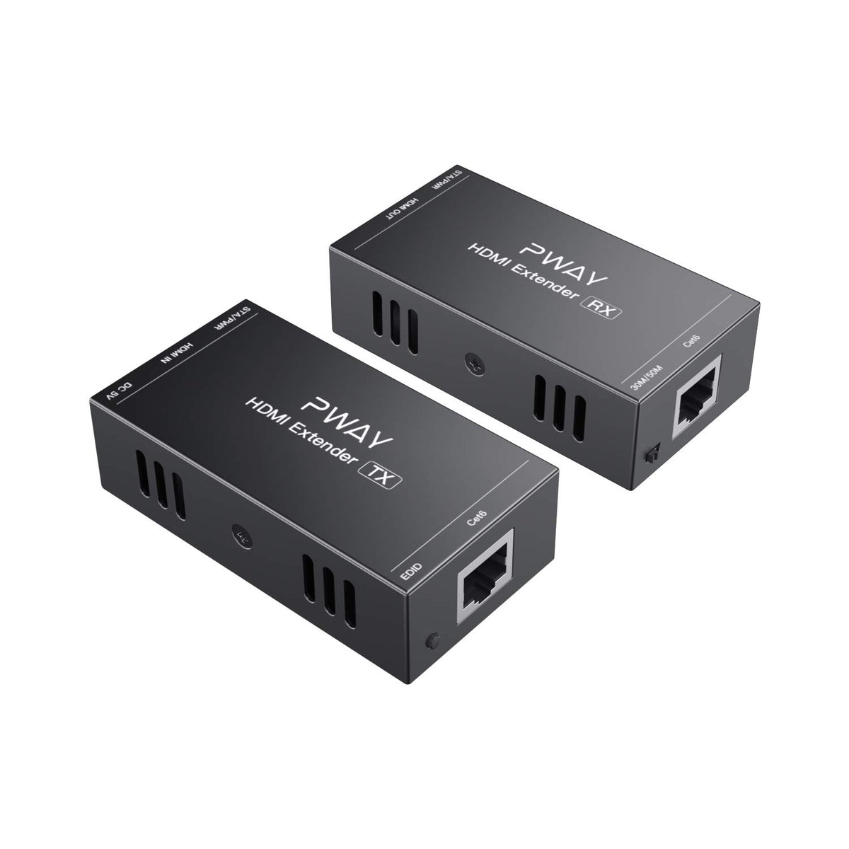 HDMI Extender Over Ethernet Cat5e/6 Up to 165ft/50m 1080P HD Video A337
