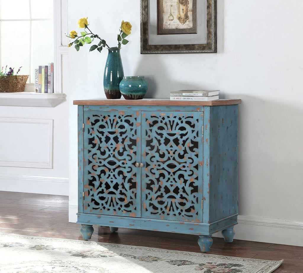 White 2 Door Storage Cabinet H676