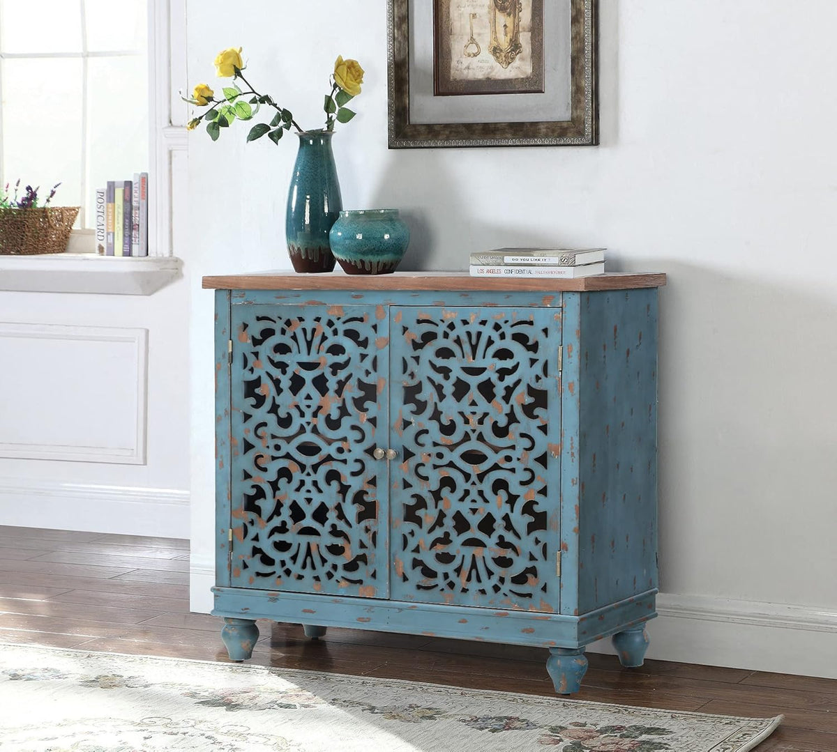 White 2 Door Storage Cabinet H676